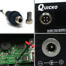 Quicko T12-943 Mini OLED STM32 1.3inch Soldering Station Electronic Welding Iron DC Version Portable with 907 Handle + T12-K Solder Tip