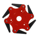 6 Teeth Grass Trimmer Head Steel Blades Razors Brush Cutter Tool