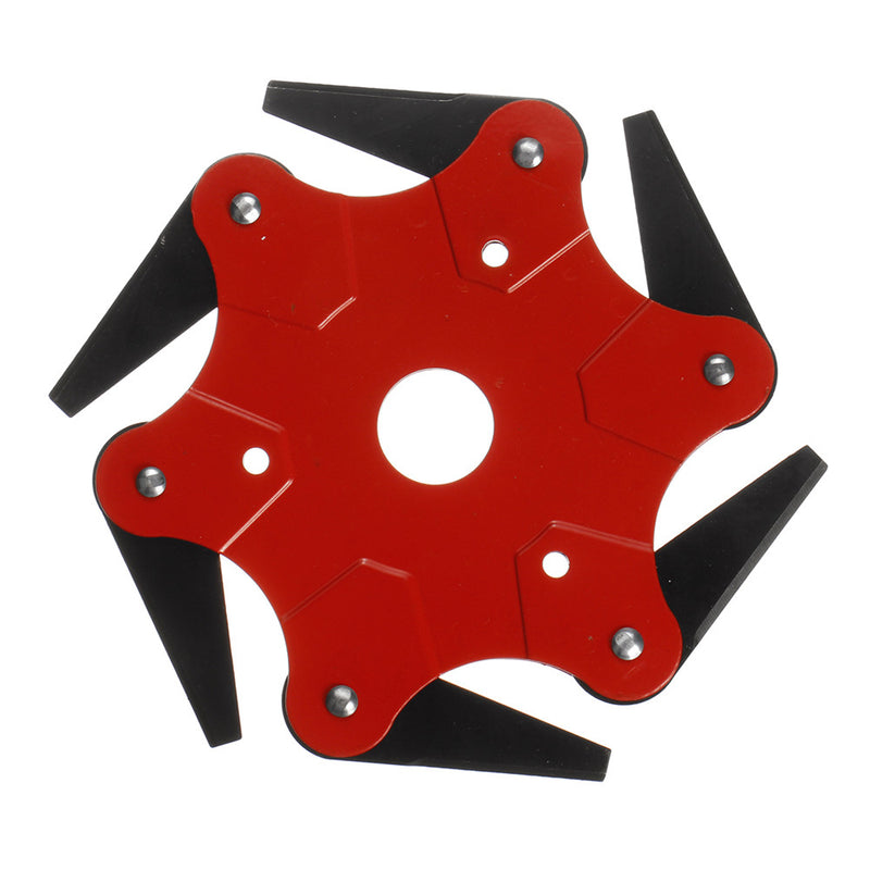 6 Teeth Grass Trimmer Head Steel Blades Razors Brush Cutter Tool