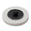 Drillpro 2 Inch Sanding Polishing Disc Pad Holder With 10pcs Wool Pads For Rotary Tool