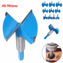 48-90mm Forstner Drill Bits Wood Working Boring Hard Alloy Hole Saw Cutter