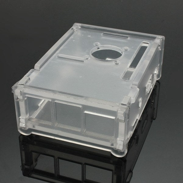 Acrylic Case with Cooling Fan for Raspberry Pi Model B+