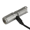 MecArmy Illumine X1S 130 Lumens Mini Rechargeable Titanium Keychain Flashlight Camping Emergency Lantern