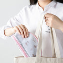 Oxford Large Capacity Double Layer Cosmetic Organizer Print Travel Portable Cosmetic Bag