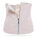 Women's Underbust Latex Slimming Zip Corset Sport Girdle Waist Trainer Cincher Slimming Body Shaper