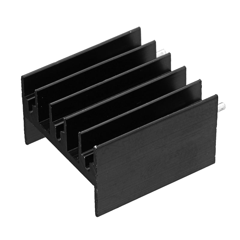 30Pcs TO-220 Aluminum Triode Heat Sink 25x23.5x15.8mm Aluminum Radiator