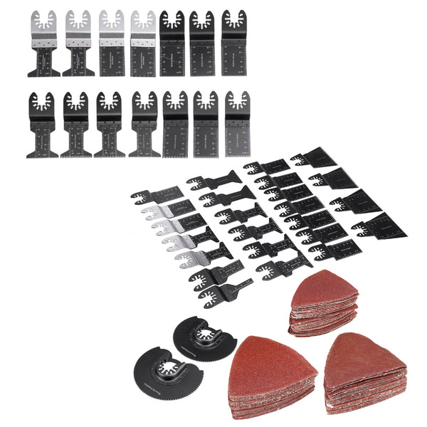 14 or 108pcs Oscillating Multitool Saw Blade Set for Fein Bosch Dremel Makita Oscillating Tools