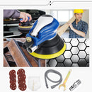 Polishing Sander Dual Action Sander Pneumatic Orbit Polisher Grinding Sanding Tools with Sanding Discs Pad