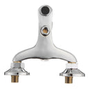 Metal Triple Cold and Hot Bathroom Faucet Chrome Bath Shower Water Tap