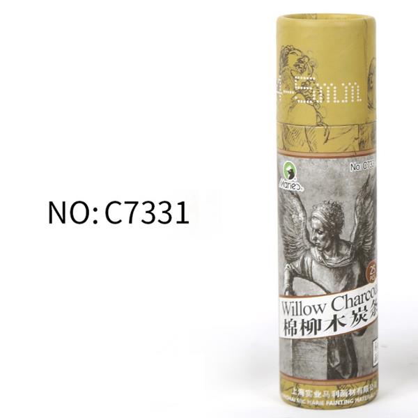 Maries Charcoal Strip Cotton Willow Carbon Rod Art Special Soft Charcoal Sketch Pencil Supplies For Practice