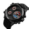 SKMEI 1359 3 Dials Dual Display Watch Chronograph Alarm Luminous Display Calendar Digital Watch