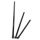 Suleve ZT06 100pcs Releasable Nylon Cable Core Wire Zip Ties Strap Strips 150/200/300mm Length