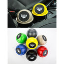 Round Car Trash Bag Can With Lid Garbage Dust Bin Storage Barrel Fits Cup Holder