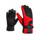 Winter Warm Leather Gloves Touch Screen Waterproof Windproof Riding Cycling Skiing Gloves