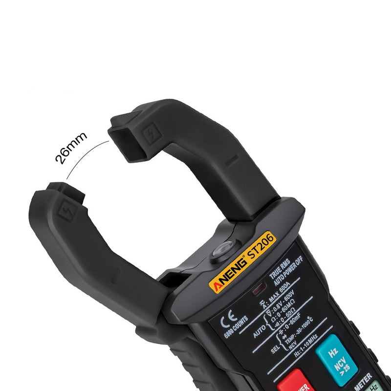 ANENG ST206 Digital Multimeter Clamp Meter 6000 Counts True RMS Amp DC/AC Current Clamp Tester Meters Voltmeter