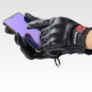 GHOST RACING Touch Screen Leather Gloves Motorcycle Bicycle Protective