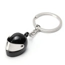 Motorcycle Helmet Shape Key Chain Ring Cute Bags Pendant Charm