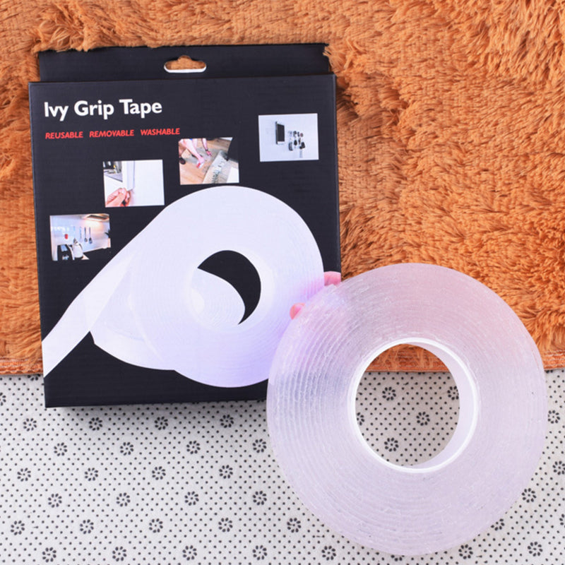 5mx30mmx2mm Transparent Waterproof Adhesive Tapes Sticking Item Multifunctional Grip Tape Anti-Slip Double Sided Tapes Traceless Tape