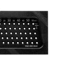 Aluminium Alloy T60 Hole Positioning Metric Measuring Ruler Mini Scriber Marking Ruler Woodworking Tool