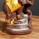 Ganesha Backflow Incense Burner Elephant G od Censer Stick Holder