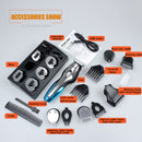 Multifunctional USB Charger Hair Clipper Mini Cutting Machine Beard Barber Razor Set