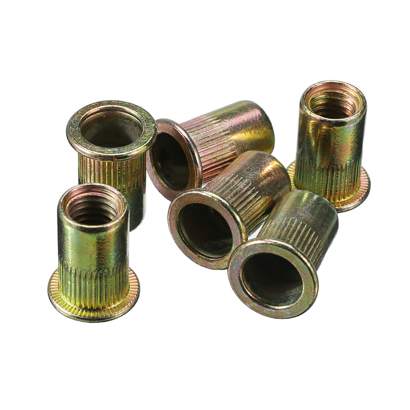 Suleve MXZN9 220Pcs Mixed Steel Rivet Nut Rivnuts Blindnuts Nutserts M3-M10 Nut Insert Rivet Assortment Kits