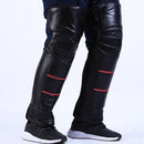 Motorcycle Winter Warm Kneepads Windproof Safety Protective Gear Pu Leather Outdoor Cycling Knee Pad
