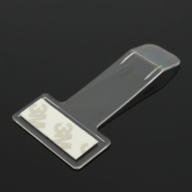 2Pcs Vehicle Parking Ticket Permit Holder Clip Sticker Windscreen Window Binder Clips