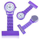 Stainless Steel Arabic Numerals Nurse Watch Colorful Doctor Pocket Watches