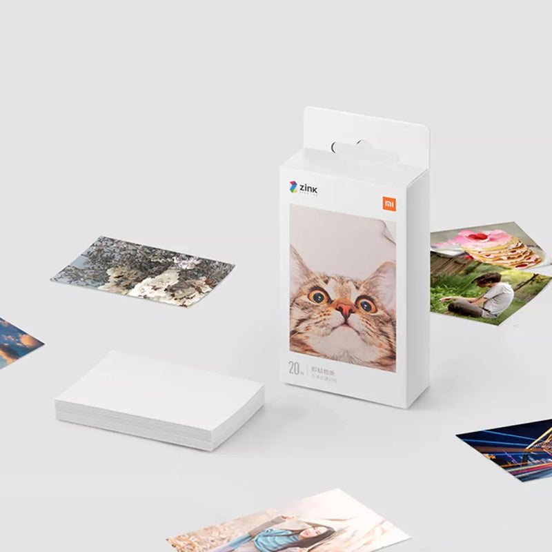 XIAOMI ZINK Pocket Printier Self-adhesive Photo Print Paper 20/50 sheets for XIAOMI 3-inch Mini Pocket Photo Printer
