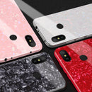 Bakeey Shell Glossy Soft Frame Hard Back Tempered Glass Protective Case for Xiaomi Redmi Note 6 Pro