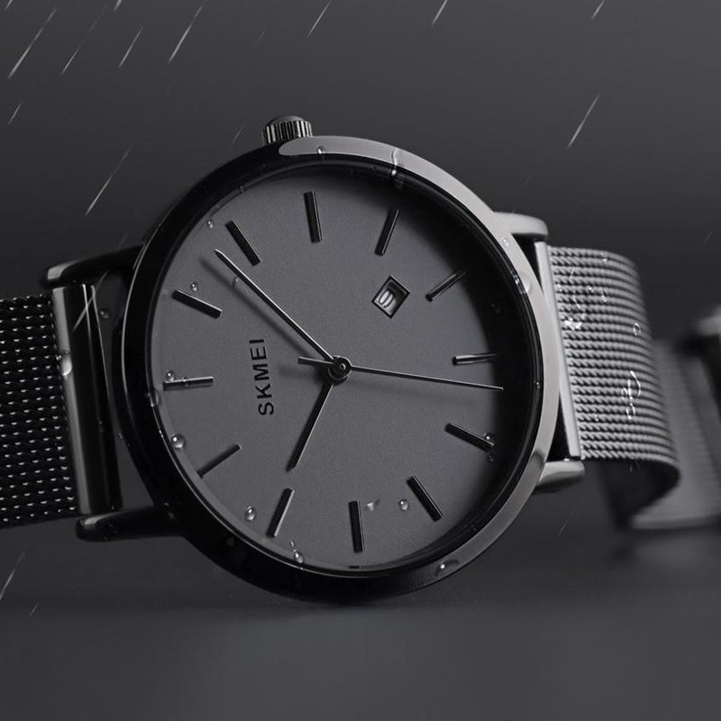 SKMEI 1530 Simple Style Chrono Waterproof Stainless Steel Fashion Women Watch Quartz Watch