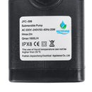8W/10W//25W Submersible Pump Fountain with 12 RGB Color led Light Flow Adjustable for Aquarium Pond Fountain Fish Tank Water Aquarium Air Pump Hydroponic Electric Water Feature Pump