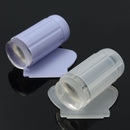 Transparent Clear Silicone Nail Art  Polish Stamper Stamping Printer  Plate Scraper Set