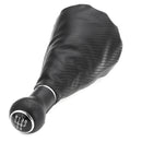 5 Speed Carbon Fiber Gear Shift Knob Gaiter Boot Cover For Volkswagen Golf MK3 T4