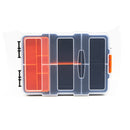 Plastic Carry Tool Storage Box Case Screw Hardware Display Organizer Container
