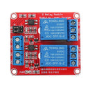 5V 2 Channel Level Trigger Optocoupler Relay Module