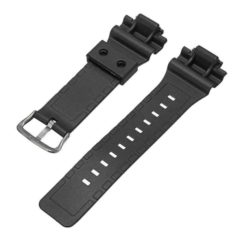 18mm Watch Strap Black Watch Band & Pins for G Shock AQ / SGW / AE / W / F