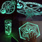 1/2/3/5Mx30mm Nano PU Fluorescent Tape Double-sided Tape Traceless Luminous Tape Night Glow Sticker Home Decor