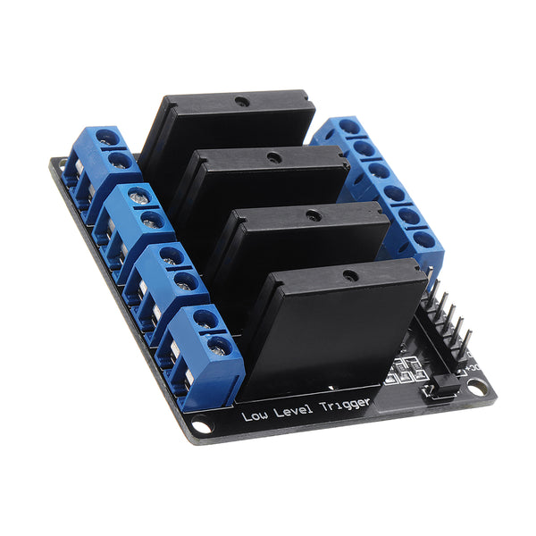 4 Channel DC 24V Relay Module Solid State High and low Level Trigger 240V2A