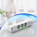 NTONPOWER Smart Power Strip Socket with Surge Protection EU Plug with Switch Power Outlet Extension