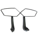 Motorcycle Bike Rear View Side Mirrors 8mm 10mm Angled For Honda Suzuki