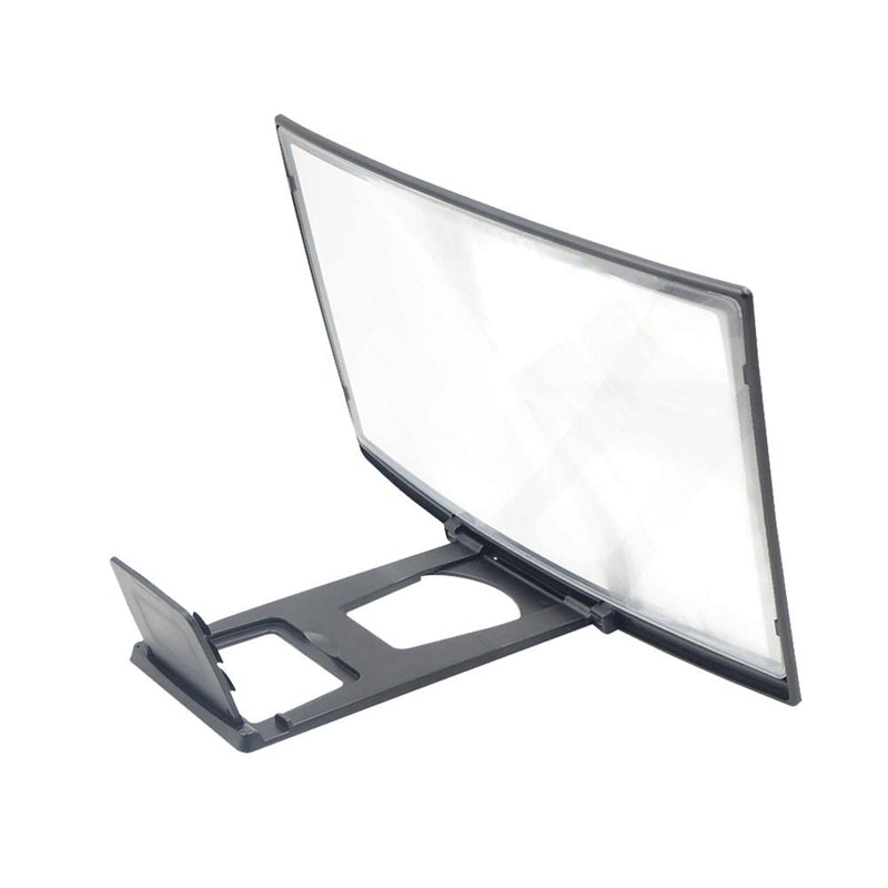 12 Inch Curved 3D HD Phone Screen Magnifier Movie Video Amplifier for Smart Phones Below 6.5 Inch for iPhone for Samsung