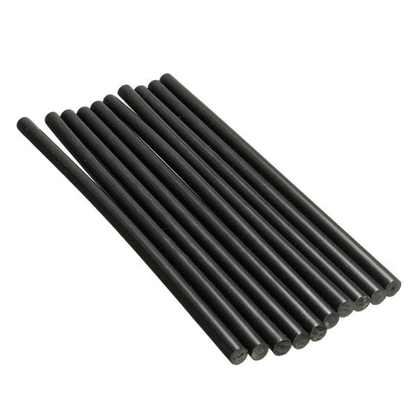 10pcs 11mm200mm Black Hot Melt Glue Crafting Models Repair Sticks