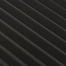 6Pcs 30x30x2.5cm Acoustic Soundproofing Sound-Absorbing Noise Foam Tiles Black & Red