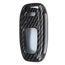 ABS Car Key Case Cover Bag Carbon Fiber Black for Audi A4L A5 A6L Q5 Q7 S6 A7 A8L