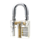 Transparent Cutaway Inside View Of Practice Padlock Lock Locksmith Trainer Skill Pick with Two Keys
