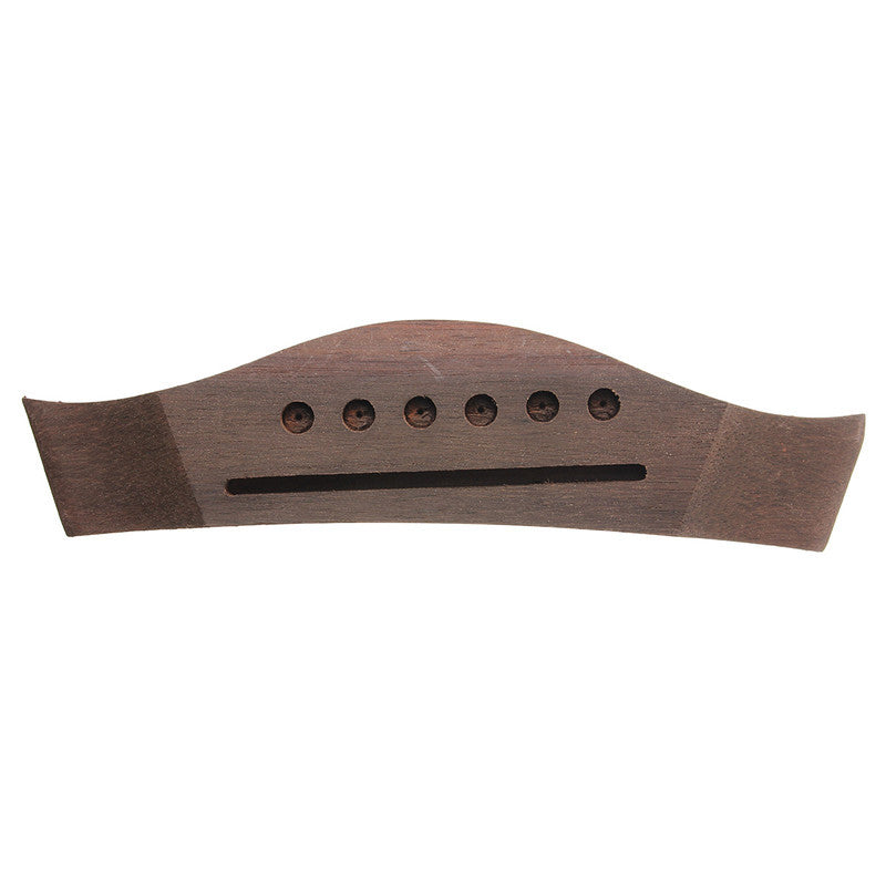 1 Set Professional Guitar Kit Acoustic Guitar Bridge with Bone Pins Saddle Nut