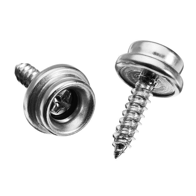 ZANLURE 25 Set Canvas Canopy Snap Stud Cap Boat Marine Cover Fastener Stainless Steel Screw