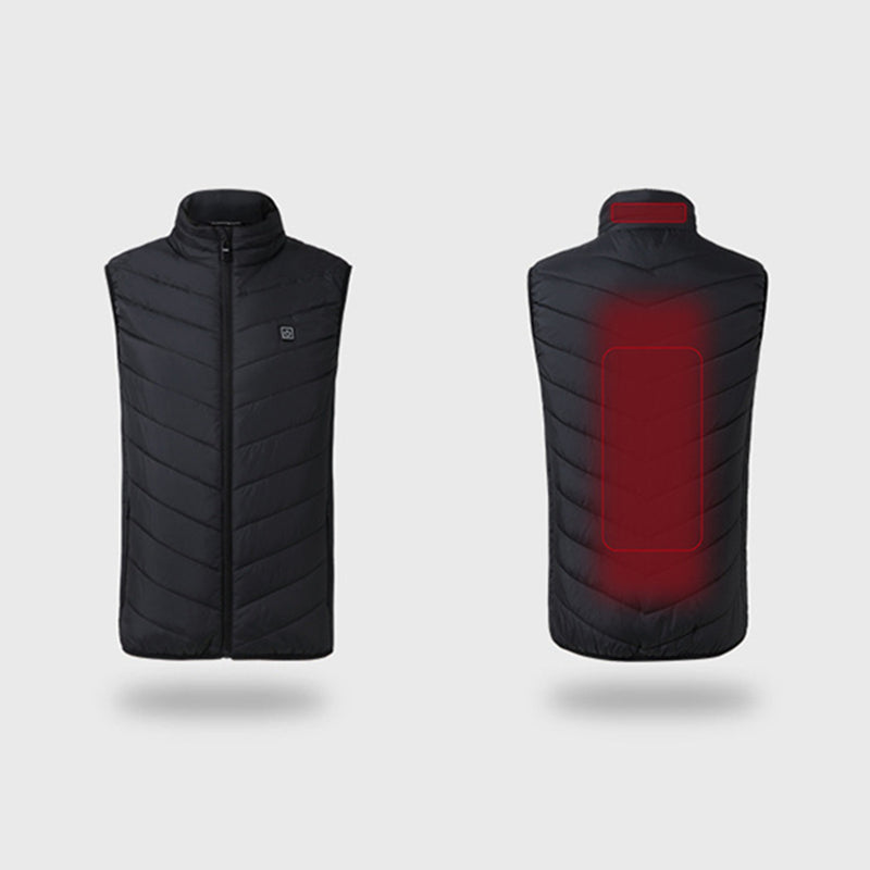 Electric Waistcoat Heated Cloth Jacket USB Thermal Warm Pad Winter Body Warmer